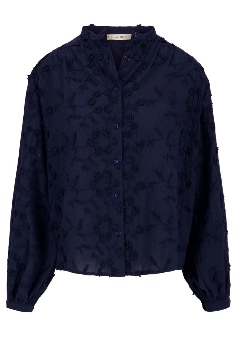Zusss blouse lange mouw struct bloem